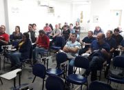 Reunião de planejamento da Federação dos Trabalhadores em Instituições Financeiras de Santa Catarina (Fetrafi-SC) e seus sindicatos filiados.